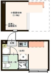 エスポワール千住大橋の物件間取画像